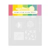 Waffle Flowers Waffle Flower – Postage Collage Everyday Stencil 5
