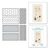 Spellbinders – French Braid And Hexagon Panels Etched Dies 5